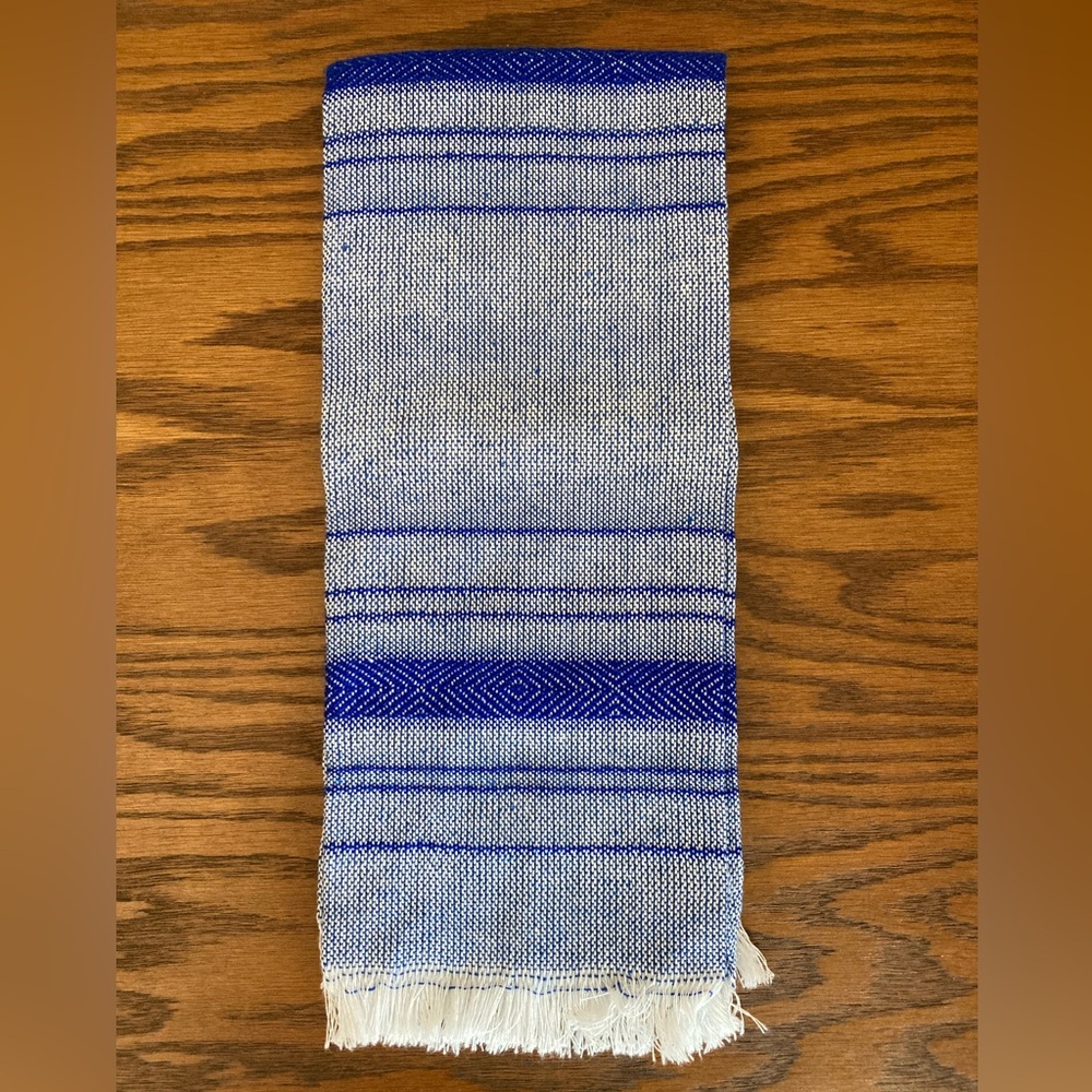 Artisan Woven Mexican Tea Towel, Hand Towel, Boho Chic, Kitchen, Serape - Picture 2 of 6